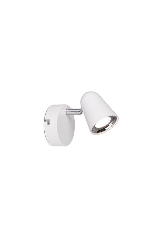 Faretto da parete Toulouse bianco/cromo LED 3W 3000K