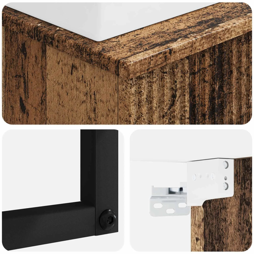Lavabo da Parete Legno antico 40 x 41 x 39 cm CFW8195640