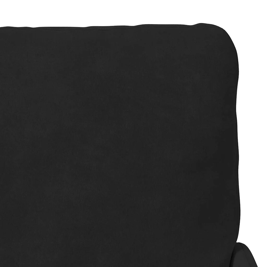 Divano | Divano da soggiorno | Sofa con cuscino 110cm Nero Legno compensato