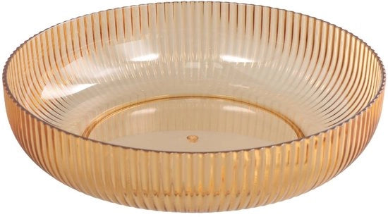 Scaletta per frutta in plastica - Piatto di servizio rotondo - Contenitore decorativo per frutta/verdure/dolci - Per frutta/groent/merendine - Materiale leggero - Materiale sicuro per l'alimentazione