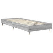 Letto singolo | Letto per adulti | Struttura del letto Sonoma grigio 80 x 200 cm
