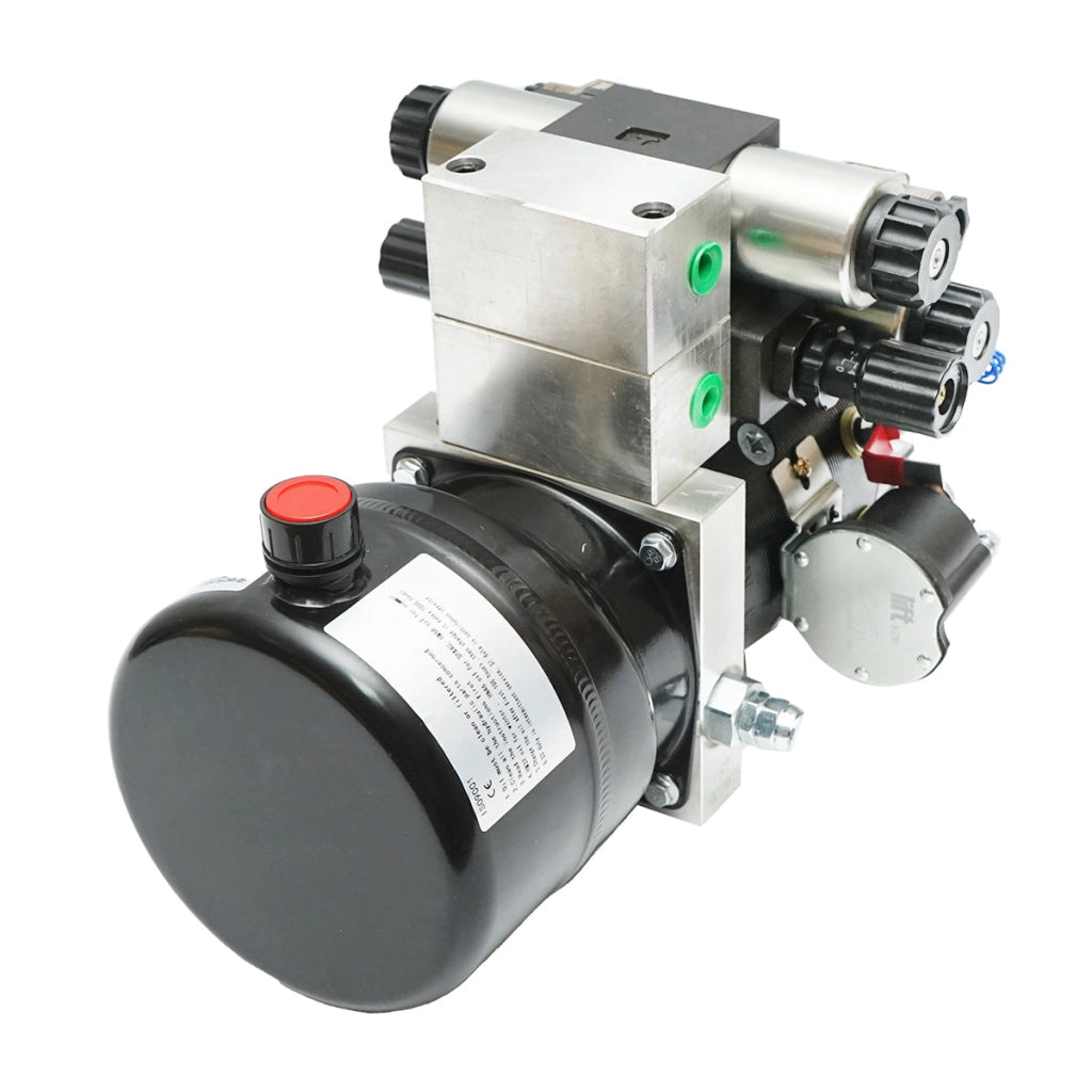 Pompa idraulica ribaltabile per spazzaneve 12V, 1,6Kw, 20Bar