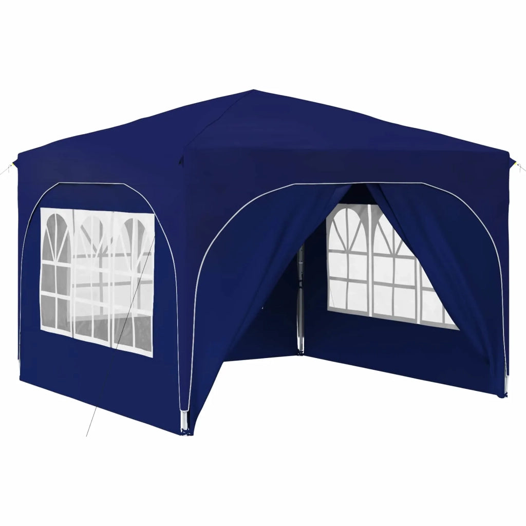 Tenda per feste a pop-up-Gazebo 290 x 290 x 245 cm Blu 424109
