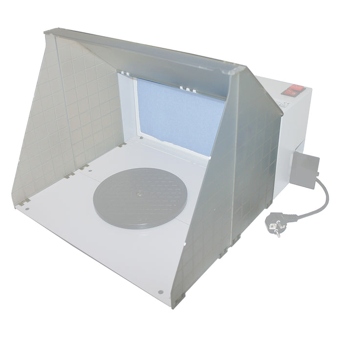 Componenti dell’alloggiamento per impianto di aspirazione della nebbia di vernice per aerografi