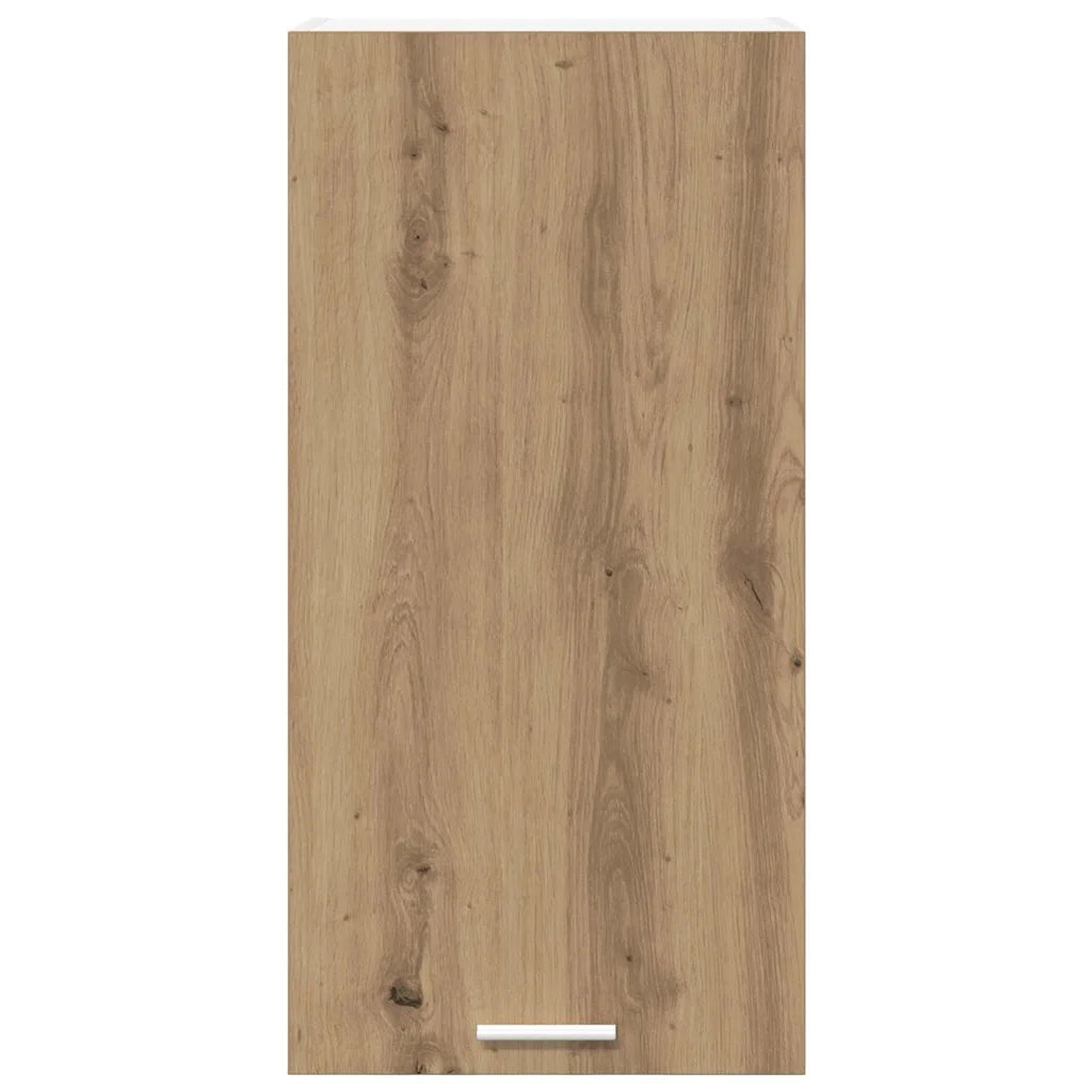 Armadio pensile Rovere Artigiano e Bianco 40 x 31 x 80 cm 884265