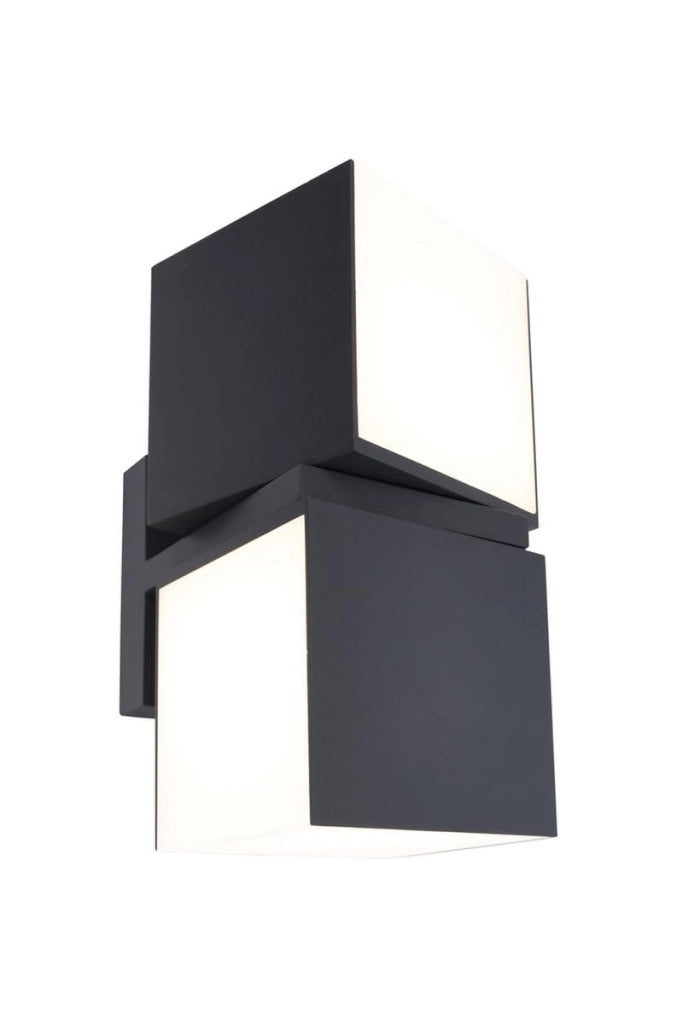 Applique esterna CUBA antracite LED 23W 4000K IP54