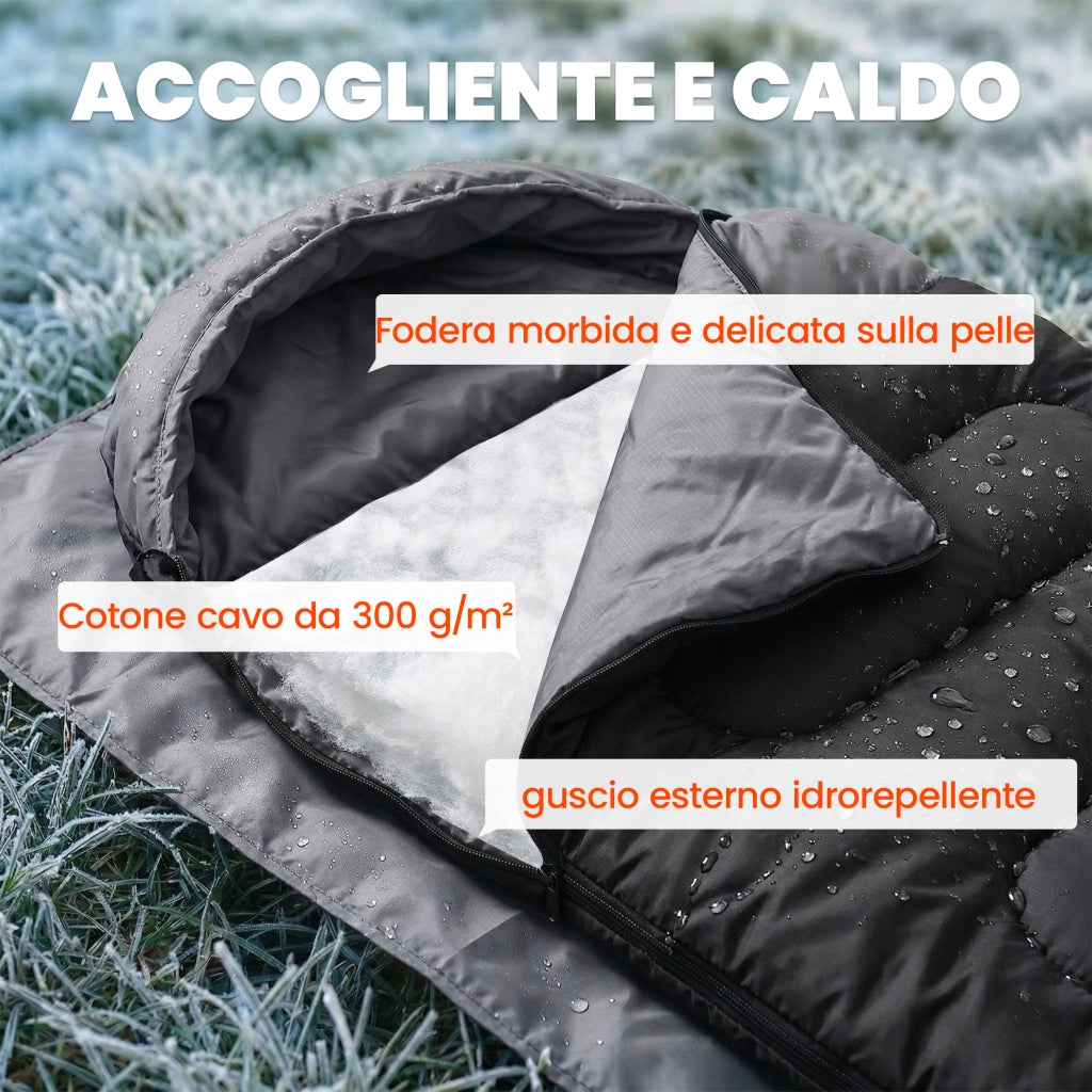 Sacco a pelo adulti ¨C zephmum ¨C nero