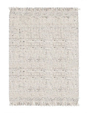 Tappeto 140x200 cm Senuri in Tessuto Beige