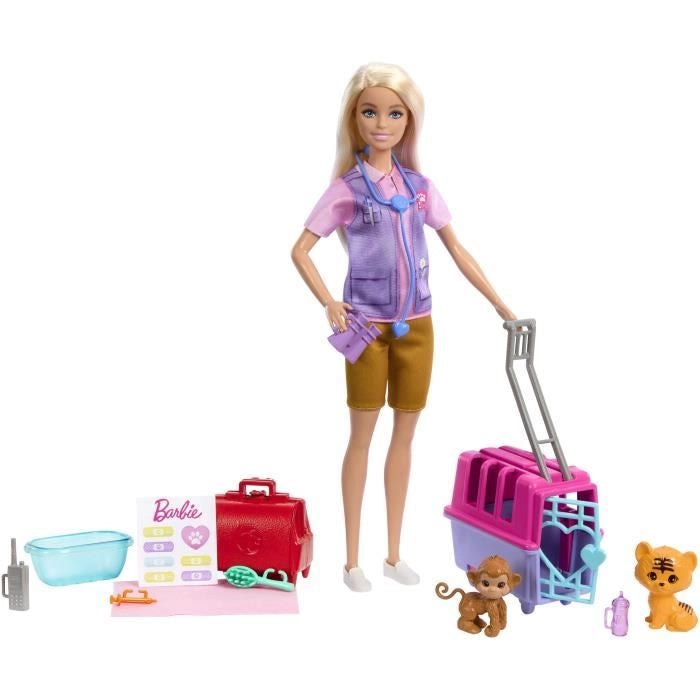 SALVATAGGIO ANIMALI BARBIE - BARBIE - HRG50