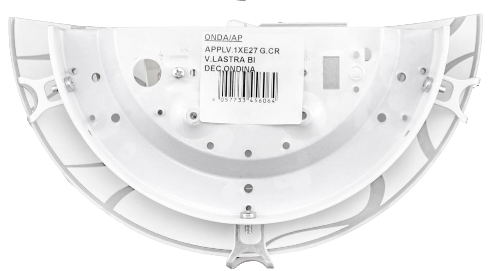 ONDA LAMPADA APPLIQUE 1 LAMPADINA E27 30 CM ONDINA