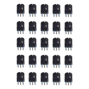 Adattatore Spina Elettrica 2P+T 16A con 1 Presa Ita 10A / Schuko 16A 2P+T 250V Max 1500W Nero