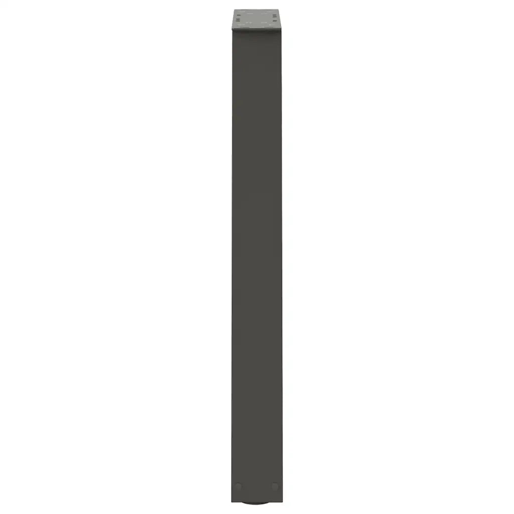 Gambe per tavolo da pranzo a forma di V 2 pz Antracite 50x(72-73,3) cm Acciaio