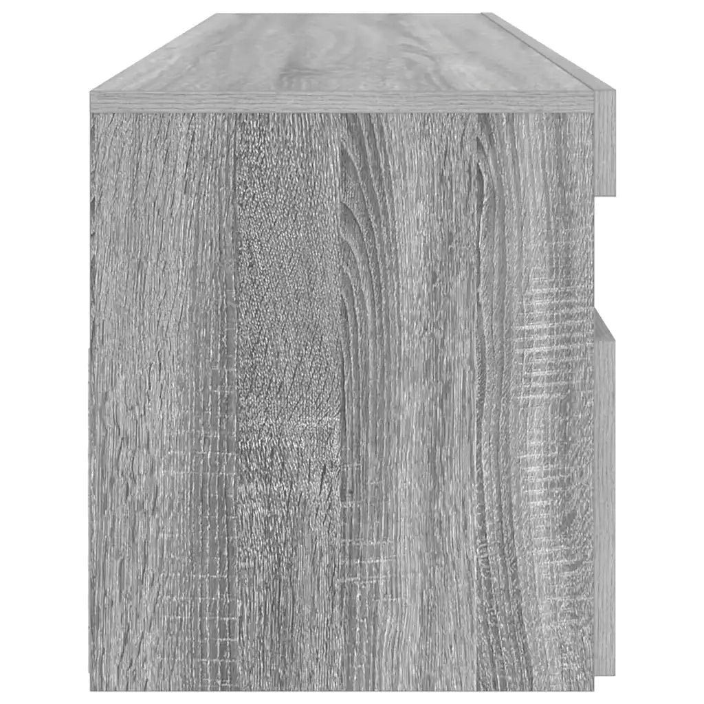Mobile TV | Armadietto TV | Mobile Porta TV con Luci LED Grigio Sonoma 90x35x40 cm