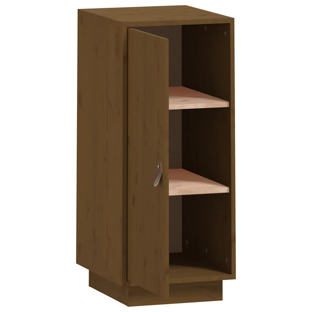 Credenza Miele 34x40x75 cm in Legno Massello di Pino