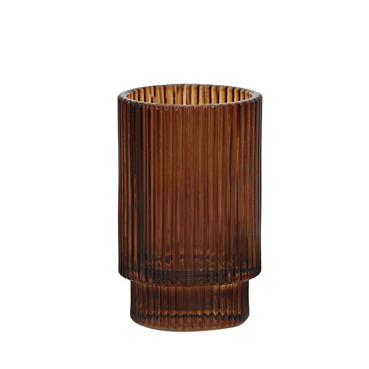 Bicchiere in vetro ambra - serie Simple