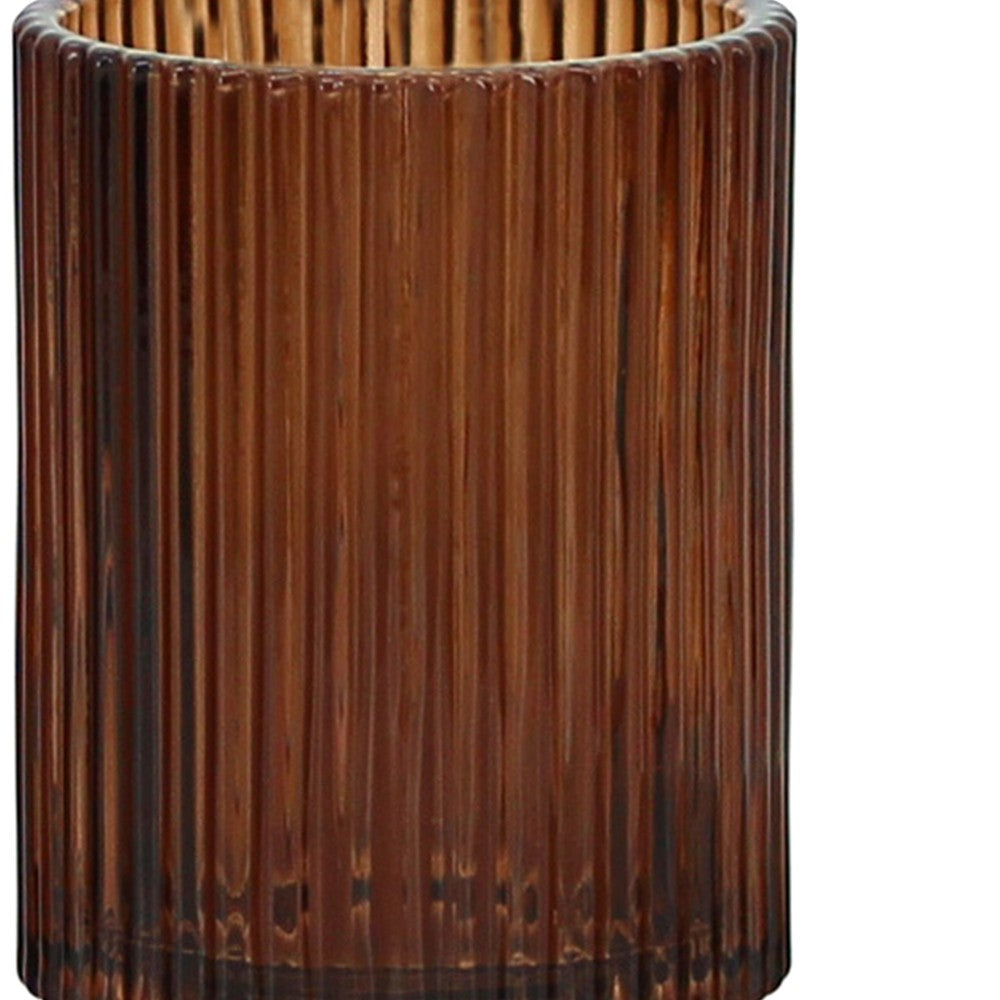 Bicchiere in vetro ambra - serie Simple