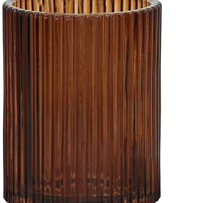 Bicchiere in vetro ambra - serie Simple