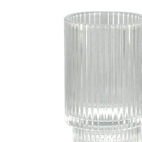 Bicchiere in vetro trasparente - serie Simple