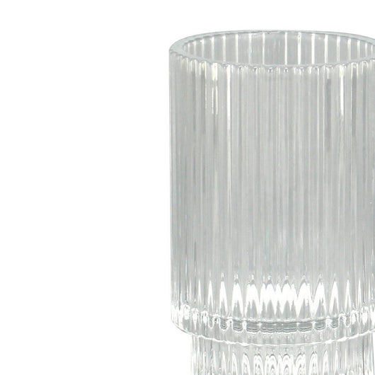 Bicchiere in vetro trasparente - serie Simple