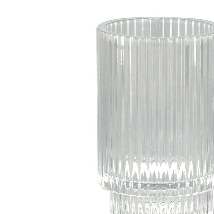 Bicchiere in vetro trasparente - serie Simple