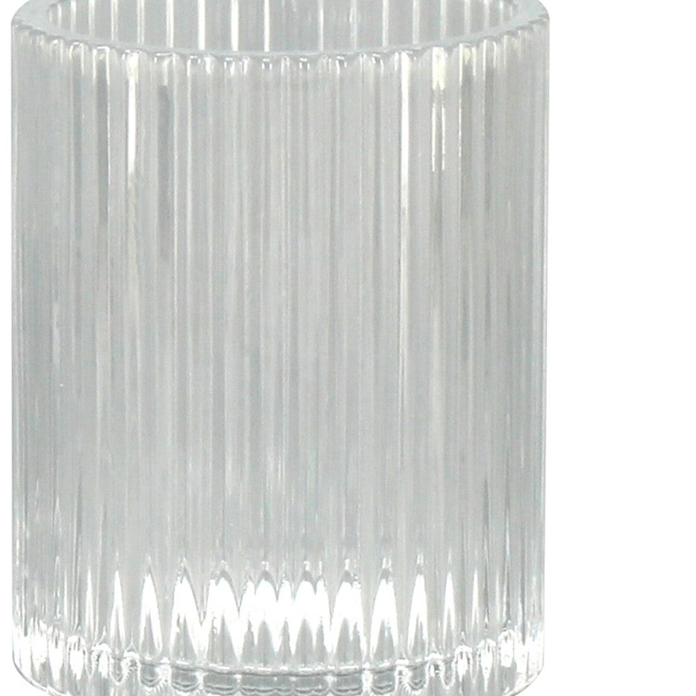 Bicchiere in vetro trasparente - serie Simple