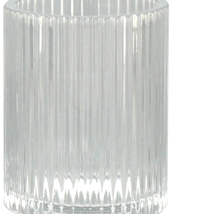 Bicchiere in vetro trasparente - serie Simple