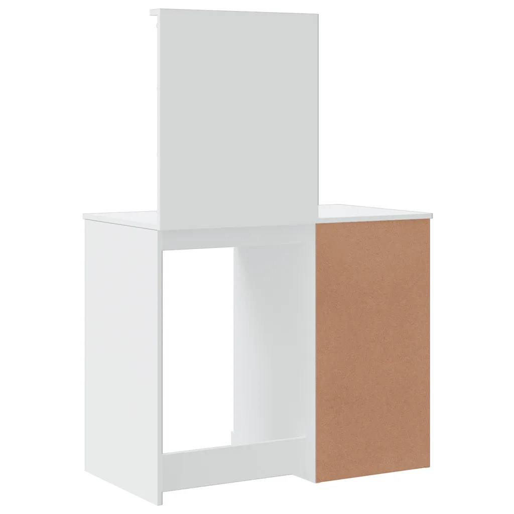 Toeletta | Tavolo da Trucco con Luci LED Bianca 90x42x132,5 cm