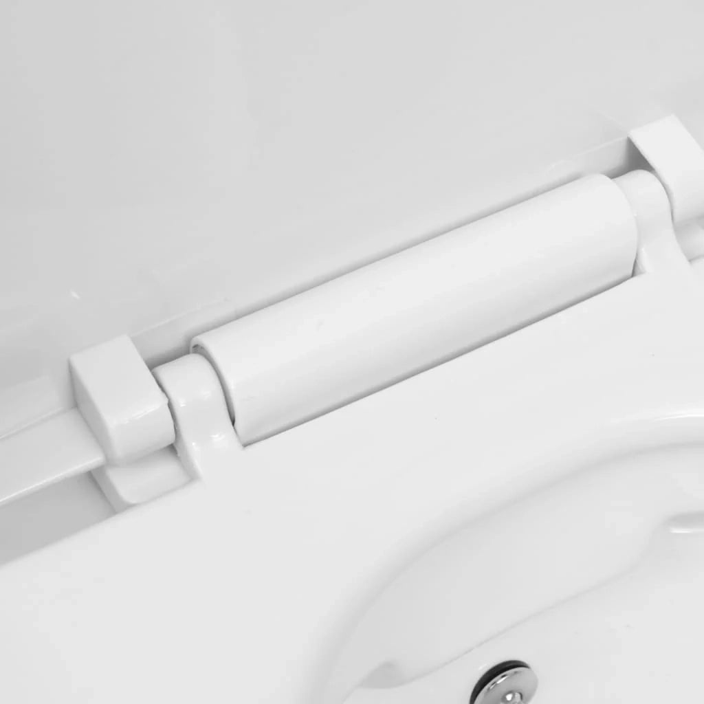 Kit completo per vaso sospeso senza brida e cassetta di scarico nascosta ceramica bianca 02_0003576