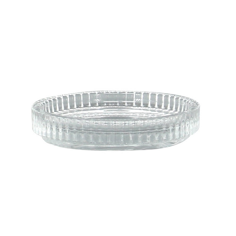 Portasapone in vetro trasparente - serie Simple