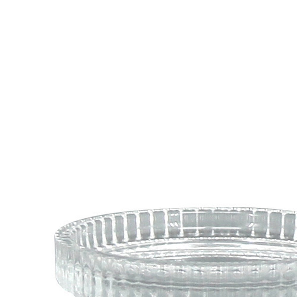 Portasapone in vetro trasparente - serie Simple