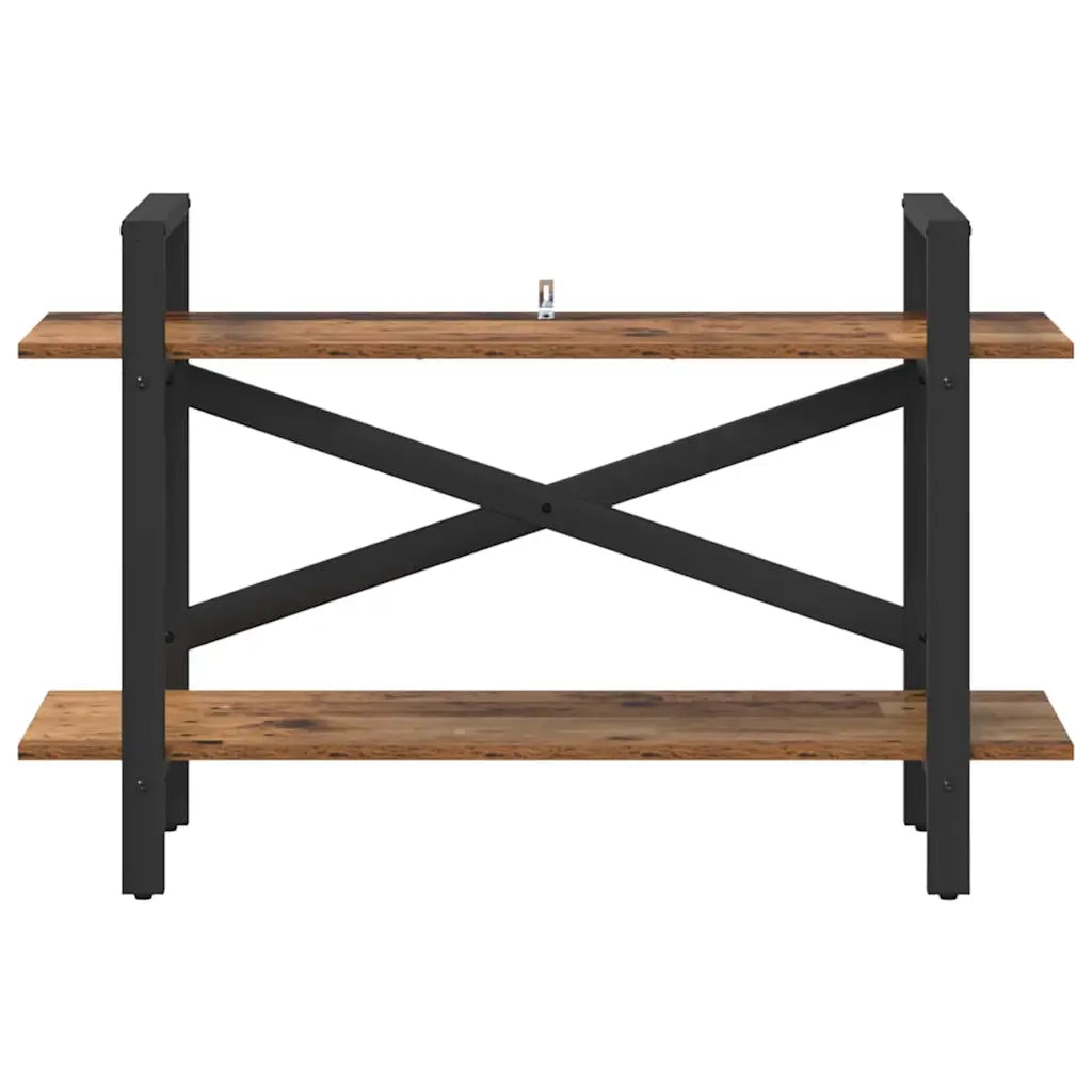 Libreria-Scaffale per Libri-Mobile di Stoccaggio Legno vecchio 100 x 33,5 x 64 cm Legno multistrato
