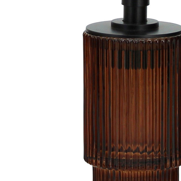 Dispenser in vetro ambra - serie Simple