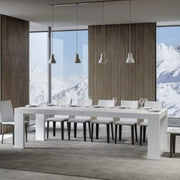 Tavolo allungabile 200/304x90 cm Roxell Premium colore bianco frassino