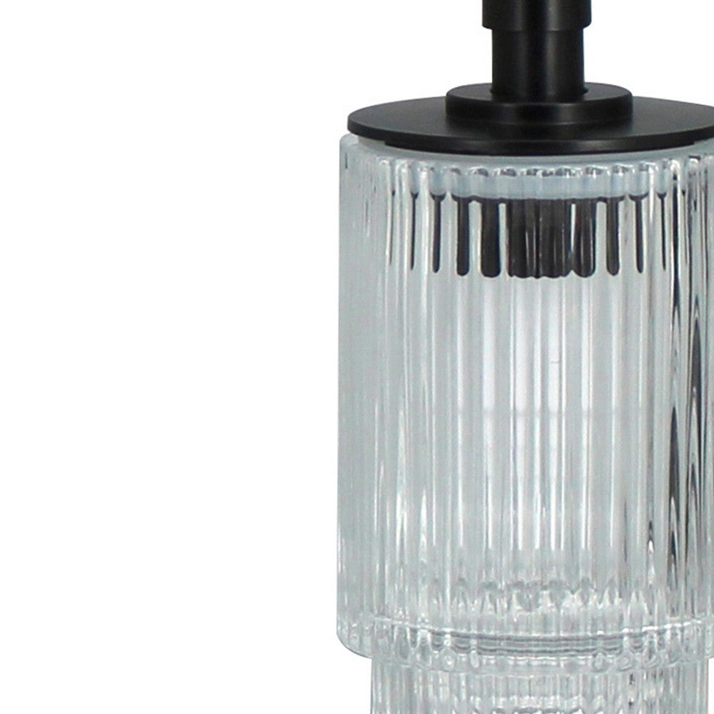 Dispenser in vetro trasparente - serie Simple