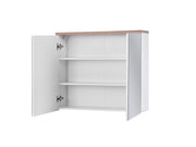 Mobile con specchio 80 cm 2 ante Bali White 80 x 70 x 20 cm