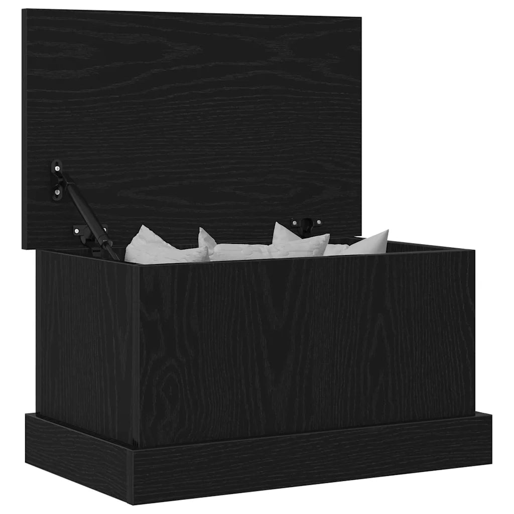 Scatola di Stoccaggio Rovere nero 50 x 30 x 28 cm 862825