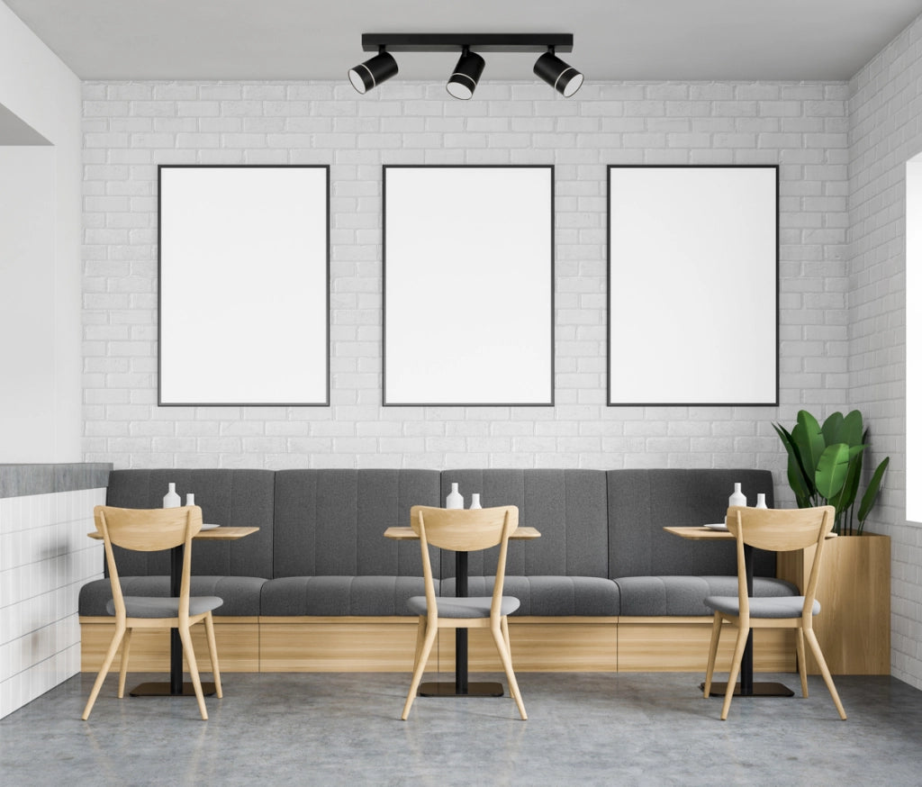 Faretto soffitto moderno 3 luci nero LED 15W Selma Italux