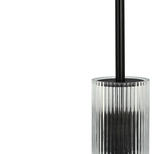 Portascopino in vetro trasparente - serie Simple