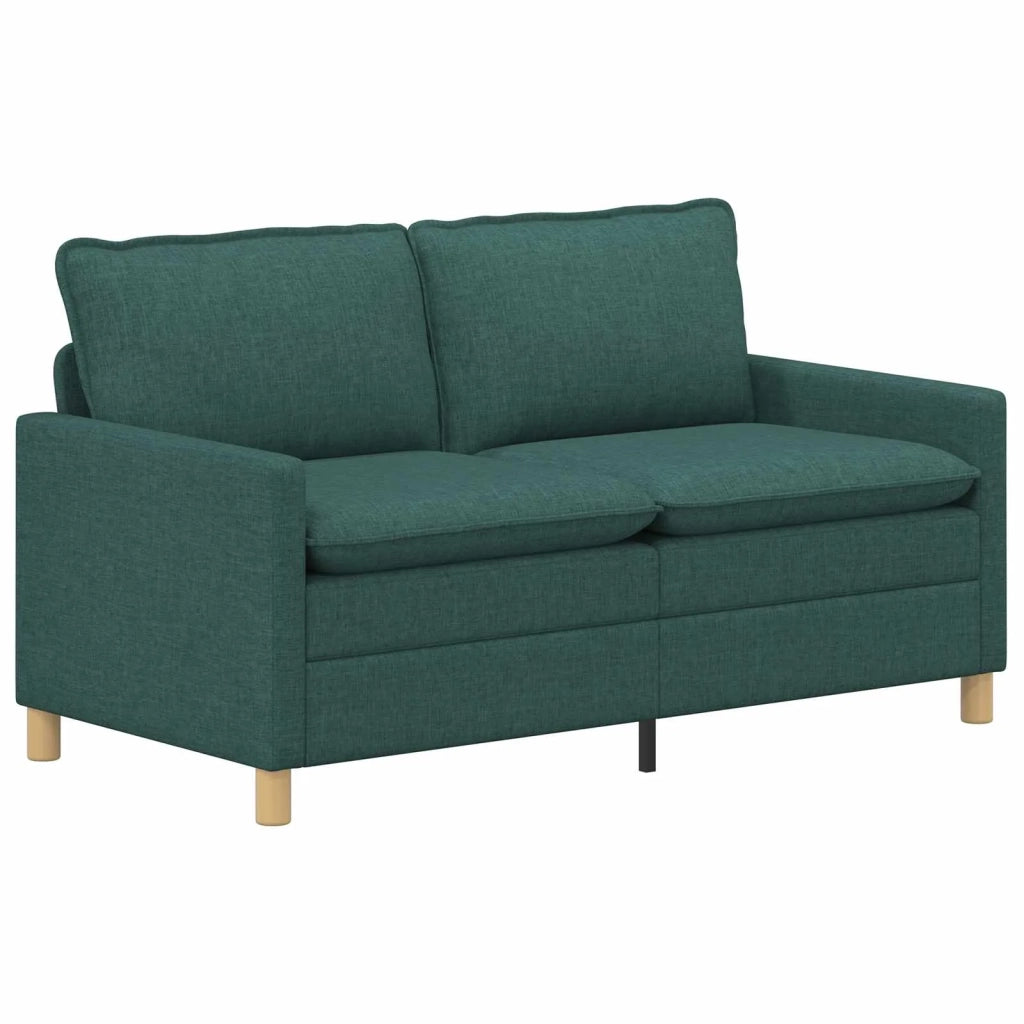 Set di divani 2 pz Verde Scuro Tessuto 3417141