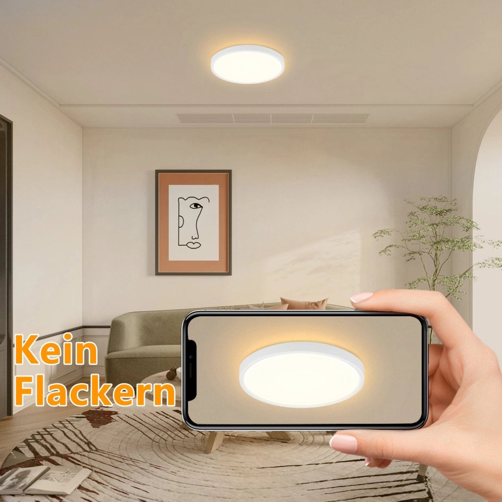 ZMH Lampada da soffitto plafoniera LED 22cm per camera letto