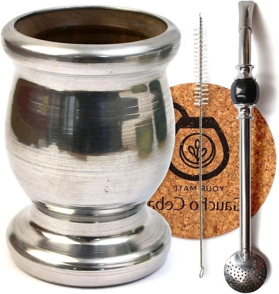 Set di accessori per Yerba Mate - Bombilla in acciaio inossidabile - Palo Santo in metallo - Accessori per Yerba Mate