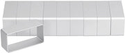 Set di forme per biscotti in acciaio inossidabile 10 pezzi - diverse forme - decorazione per torte - accessori per cucina - resistente e adatto al lavastoviglie - forme per biscotti in miniatura