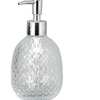 Dispenser in vetro trasparente - serie Ghiaccio