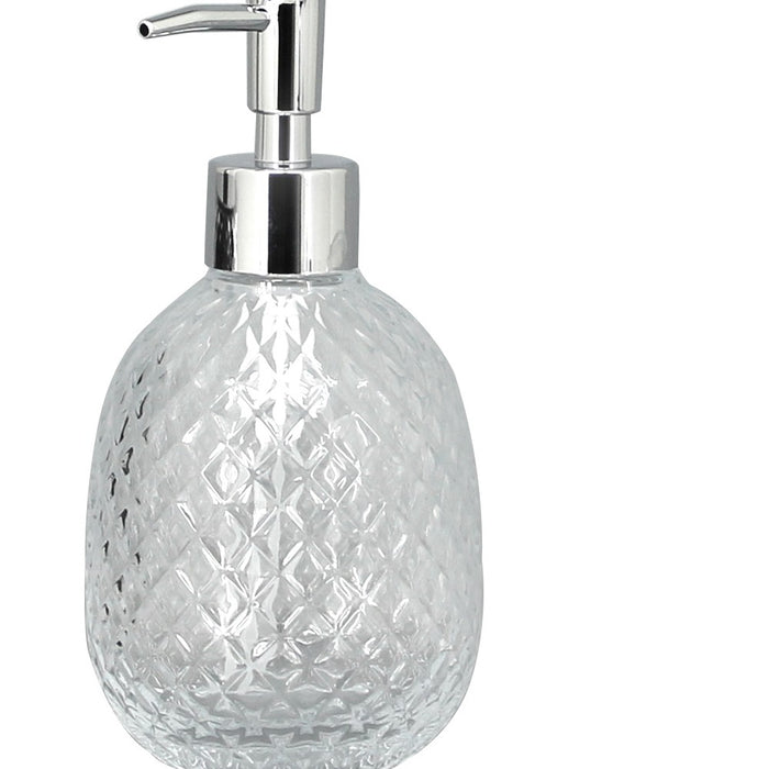 Dispenser in vetro trasparente - serie Ghiaccio