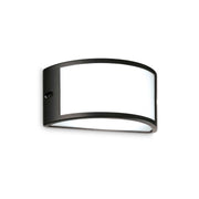 Lampada Da Parete Rex-1 Ap1 Nero Ideal-Lux