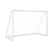 Porta da calcio portatile per bambini con struttura in PVC resistente, Porta da calcio e rete per cortile Bianco-Ricreazione outdoor