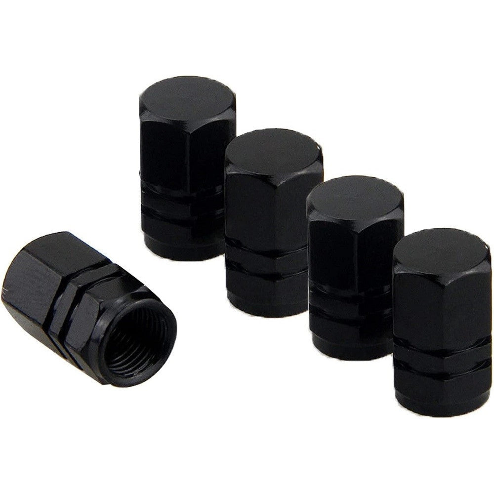 Trade Shop - Kit 8pz Tappi Stelo Valvola In Alluminio Cappucci Pneumatici Auto Universali Moto -