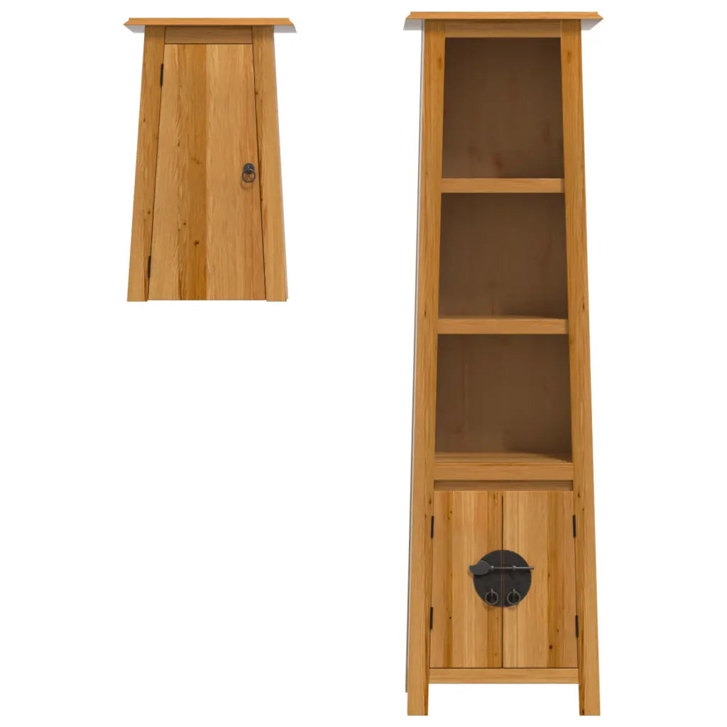 Set Mobili da Bagno 2 pz in Legno Massello di Pino 3223460