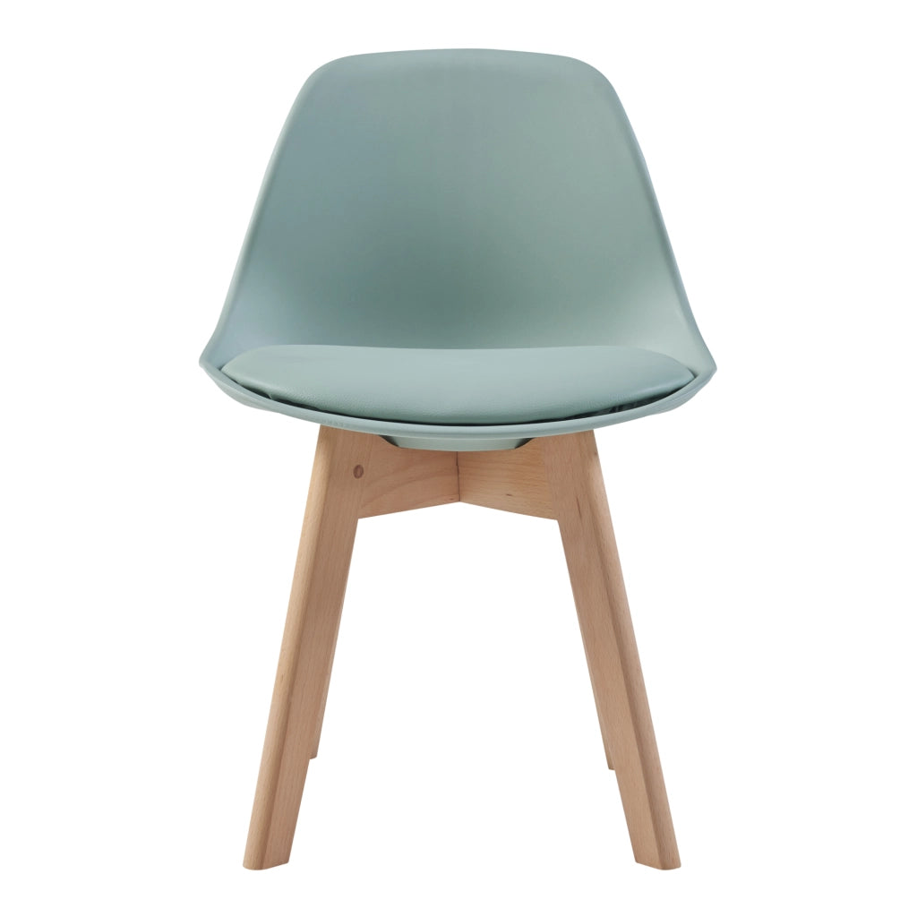 Set 'Elvdal' di 2 Sedie per Cameretta - Menta Verde [en.casa]