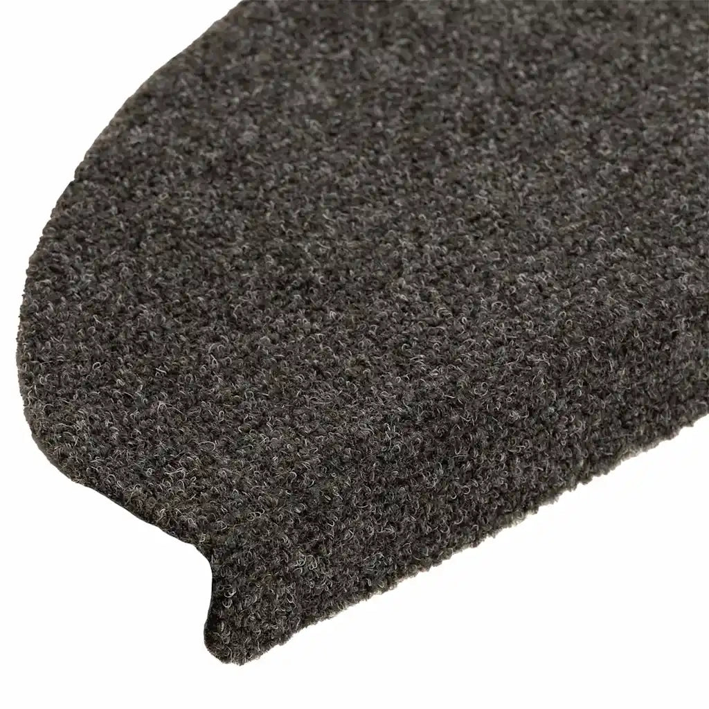Tappetini per scale autoadesivi 10 pz | Gradini per Scale 65x21x4 cm Antracite Semicircolari Grandi